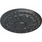 Ekena Millwork Colton Ceiling Medallion (Fits Canopies up to 4 3/4"), Hand-Painted Pewter, 15 3/4"OD x 1 1/2"P CM15CNPES - alternate 4